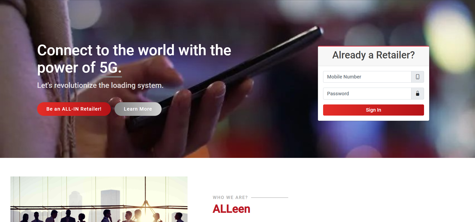Alleen.biz screenshot